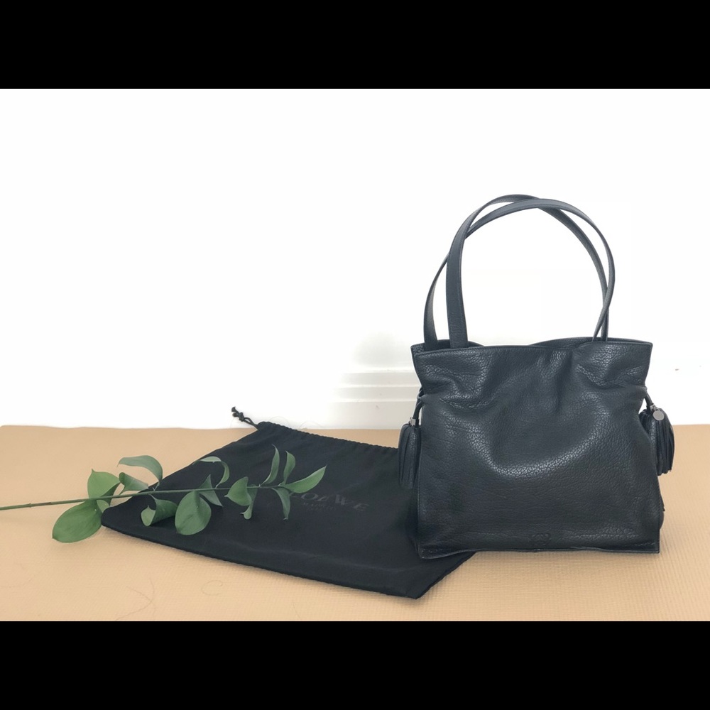 Loewe Flamenco 30 Bag Black